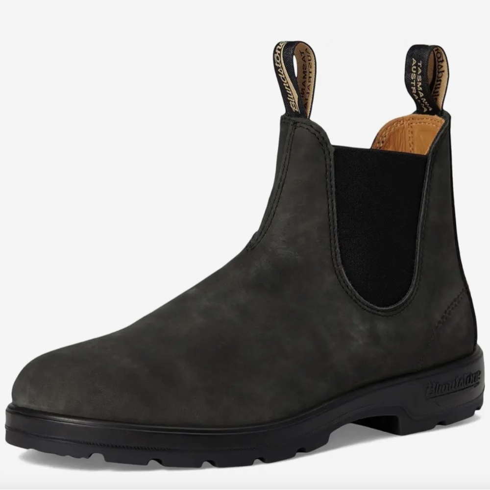 Blundstone 587 Rustic Black Chelsea Boots Womens US 7 - Picture 2 of 9
